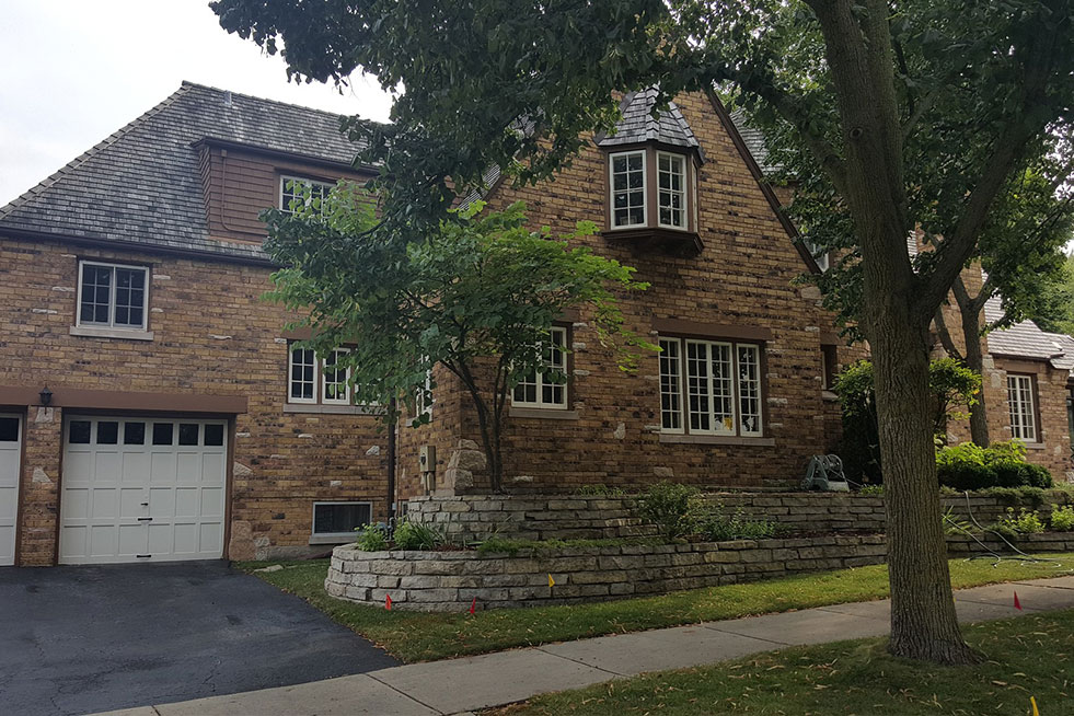 View of the beautiful mansion after renovation