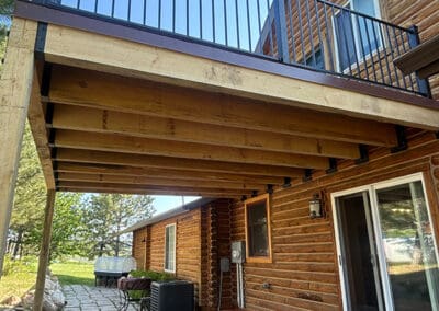 Custom deck and balcony