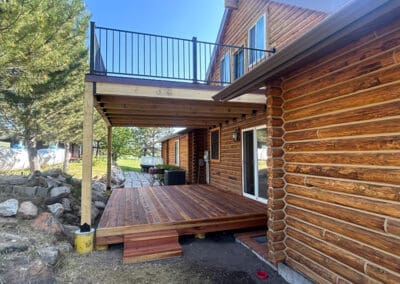 Custom deck and balcony